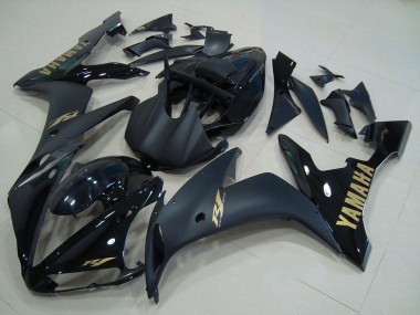 Online 2004-2006 Yamaha YZF R1 Motorcycle Fairings - Glossy Black Matte Black Gold Canada