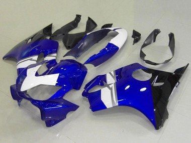 Online 2004-2007 Honda CBR600 F4i Motorcycle Fairings - White Blue Glossy Black Canada