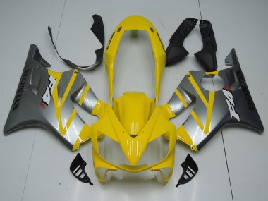 Online 2004-2007 Honda CBR600 F4i Motorcycle Fairings - Yellow Silver Canada