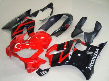 Online 2004-2007 Honda CBR600 F4i Motorcycle Fairing Kits - Red Glossy Black Canada