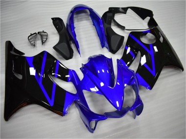 Online 2004-2007 Honda CBR600 F4i Motorcycle Fairing Kits - Blue Glossy Black Canada