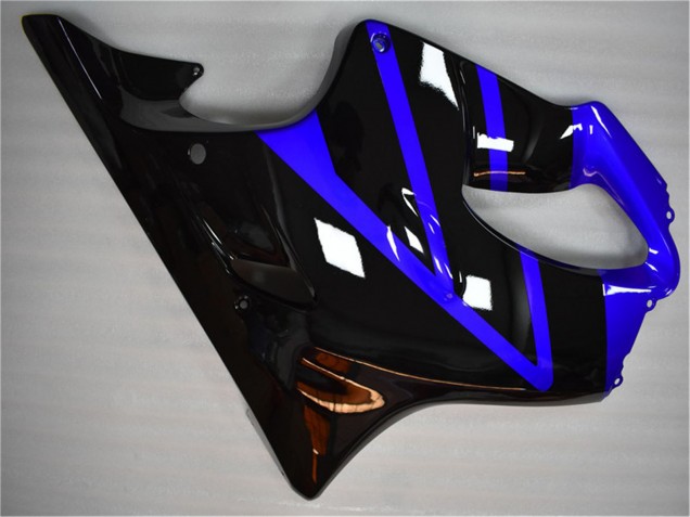 2004-2007 Honda CBR600 F4i Motorcycle Fairing Kits - Blue Glossy Black Canada
