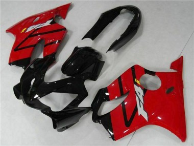 Online 2004-2007 Honda CBR600 F4i Bike Fairings - Red Glossy Black Canada