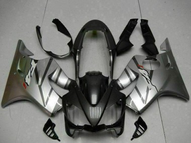 Online 2004-2007 Honda CBR600 F4i Motorcycle Fairings - Silver Matte Black Canada