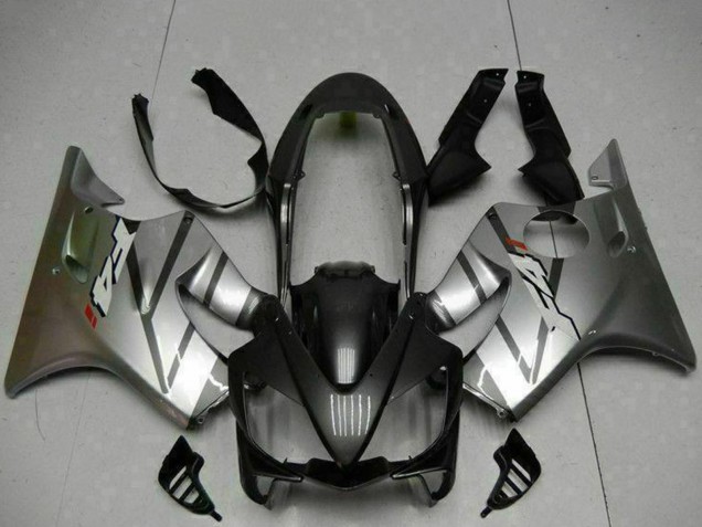 2004-2007 Honda CBR600 F4i Motorcycle Fairings - Silver Matte Black Canada