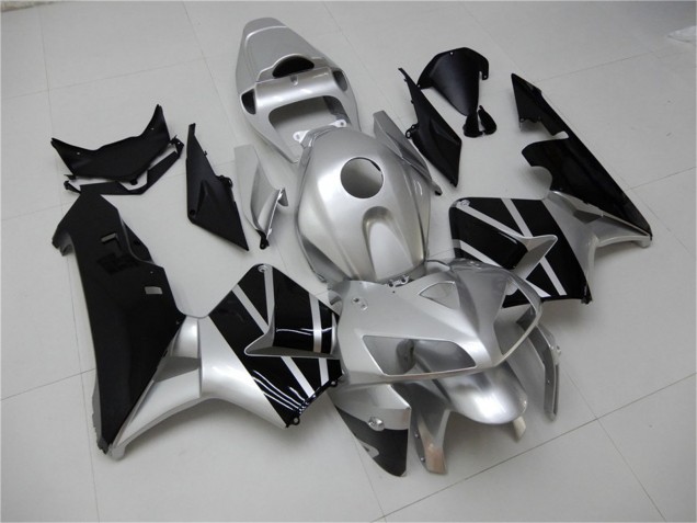 2005-2006 Honda CBR600RR Motorcycle Fairing - Silver Black Canada
