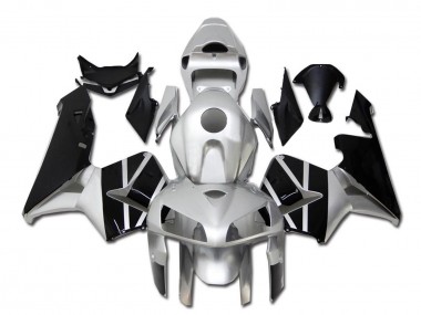 Online 2005-2006 Honda CBR600RR Motorcycle Fairing - Silver Black Canada