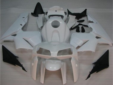 Online 2005-2006 Honda CBR600RR Motorcycle Fairing Kits - White Canada