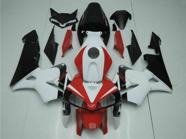 Online 2005-2006 Honda CBR600RR Motorcycle Fairing Kits - White Red Black Canada
