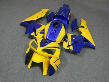 Online 2005-2006 Honda CBR600RR Motorcycle Fairings - Yellow Blue Canada
