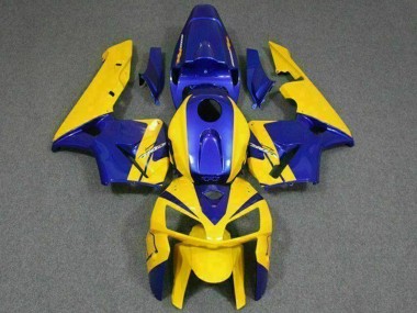 Online 2005-2006 Honda CBR600RR Motorcycle Fairings - Yellow Blue Canada