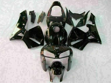 Online 2005-2006 Honda CBR600RR Motorcycle Fairings - Glossy Black White Canada