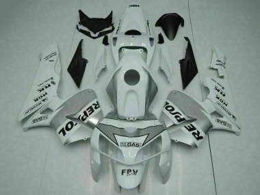 Online 2005-2006 Honda CBR600RR Motorcycle Fairing - White Canada