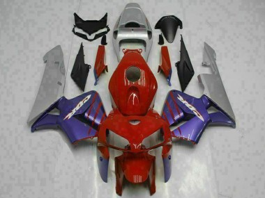 Online 2005-2006 Honda CBR600RR Motorcycle Fairings - Red Purple Grey Canada
