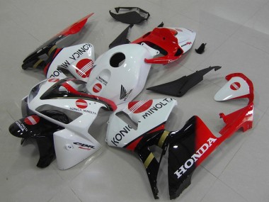 Online 2005-2006 Honda CBR600RR Motorcycle Fairings - White Red Glossy Black Konica Minolta Canada