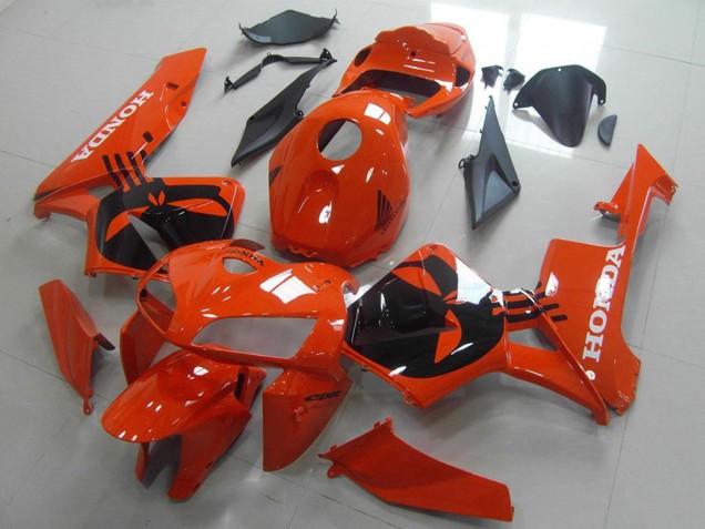 2005-2006 Honda CBR600RR Motorcycle Fairing - Orange Black Canada