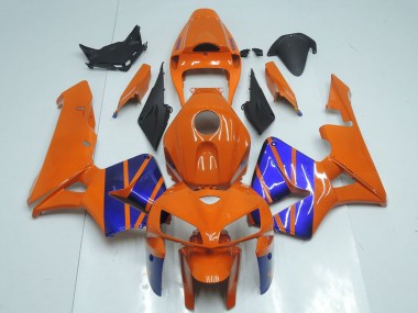 Online 2005-2006 Honda CBR600RR Motorcycle Fairings - Orange Blue Canada