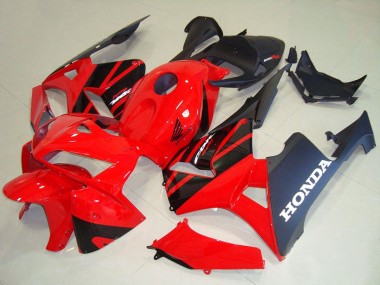 Online 2005-2006 Honda CBR600RR Motorcycle Fairing Kits - Red Black Canada