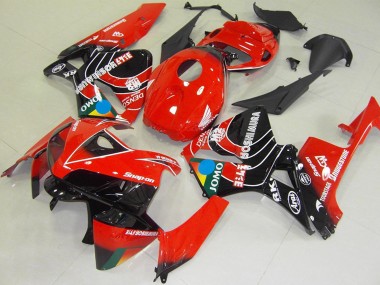 Online 2005-2006 Honda CBR600RR Motorcycle Fairings - Red Blue Yellow Glossy Black JOMO Canada