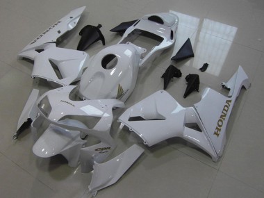 Online 2005-2006 Honda CBR600RR Motorcycle Fairings - White Canada