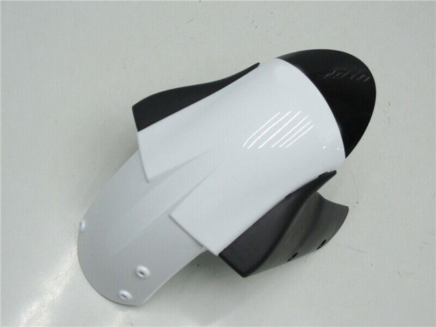 2005-2006 Kawasaki ZX6R Motorcycle Fairings - White Glossy Black Canada