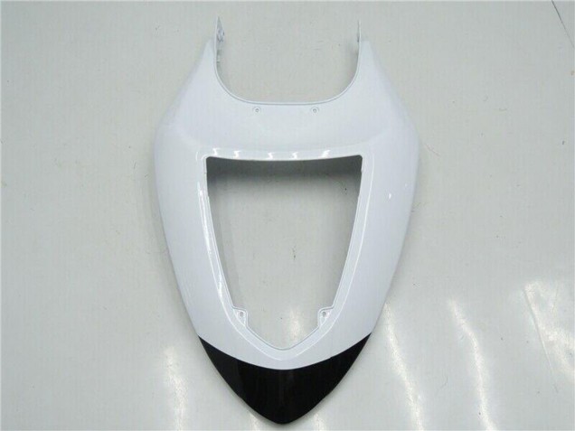 2005-2006 Kawasaki ZX6R Motorcycle Fairings - White Glossy Black Canada