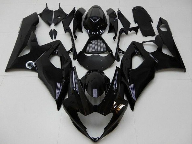 2005-2006 Suzuki GSXR 1000 Motorcycle Fairing Kits - Glossy Black Canada