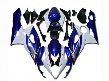 Online 2005-2006 Suzuki GSXR 1000 Motorcycle Fairing - White Blue Canada