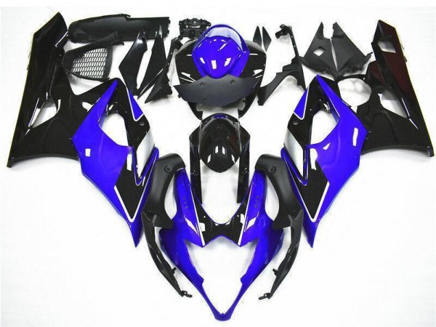 2005-2006 Suzuki GSXR 1000 Motorcycle Fairing Kits - Blue Black Canada
