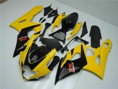Online 2005-2006 Suzuki GSXR 1000 Motorcycle Fairings - Yellow Glossy Black Red Canada