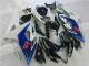 2005-2006 Suzuki GSXR 1000 Motorcycle Fairing Kits - White Blue Glossy Black Canada