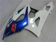 2005-2006 Suzuki GSXR 1000 Motorcycle Fairing Kits - White Blue Glossy Black Canada