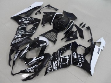 Online 2005-2006 Suzuki GSXR 1000 Motorcycle Fairings - Glossy Black White Corona Canada