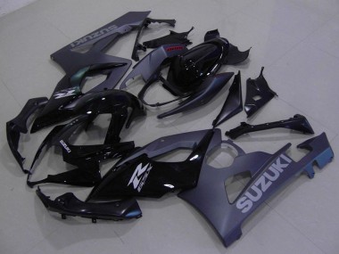 Online 2005-2006 Suzuki GSXR 1000 Motorcycle Fairings Kit - Glossy Black Matte Black Canada
