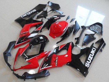 Online 2005-2006 Suzuki GSXR 1000 Motorcycle Fairings - Red Glossy Black OEM Style Canada