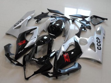 Online 2005-2006 Suzuki GSXR 1000 Motorcycle Fairing Kits - Silver Black Red Canada