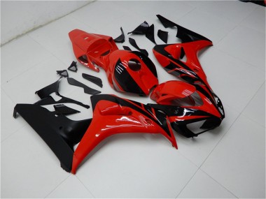 Online 2006-2007 Honda CBR1000RR Motorcycle Fairings Kits - Red Glossy Black Canada