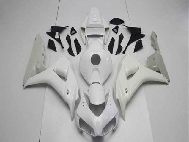 2006-2007 Honda CBR1000RR Motorcycle Fairings - White Silver Canada