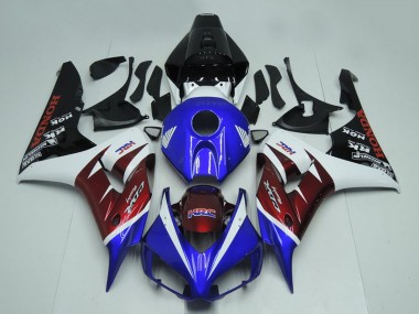 Online 2006-2007 Honda CBR1000RR Motorcycle Fairings - White Burgundy Blue Glossy Black Canada