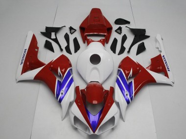 Online 2006-2007 Honda CBR1000RR Motorcycle Fairing - White Red Blue Canada