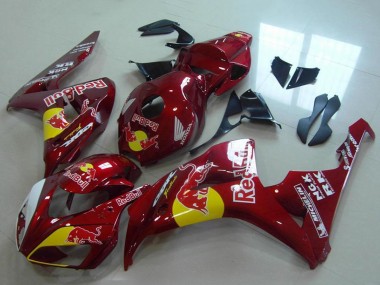 Online 2006-2007 Honda CBR1000RR Motorcycle Fairings - Red Yellow White Red Bull Canada