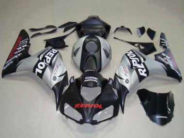 Online 2006-2007 Honda CBR1000RR Motorcycle Fairing - Silver Matte Black Repsol Canada
