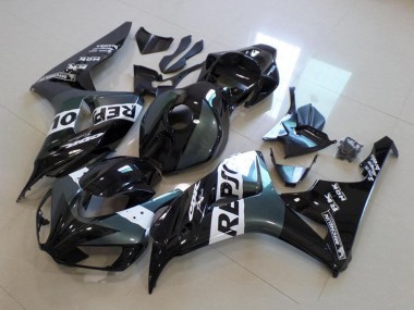 Online 2006-2007 Honda CBR1000RR Motorcycle Fairing - Grey White Glossy Black Repsol Canada