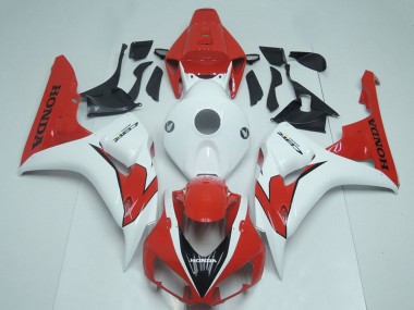 Online 2006-2007 Honda CBR1000RR Motorcycle Fairing - White Red Canada