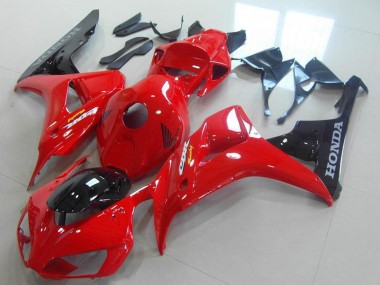 Online 2006-2007 Honda CBR1000RR Bike Fairings - Red Glossy Black Canada
