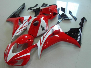 Online 2006-2007 Honda CBR1000RR Motorcycle Fairings Kits - White Red Glossy Black Canada
