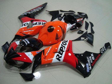 Online 2006-2007 Honda CBR1000RR Motorcycle Fairing Kits - Orange White Red Glossy Black Repsol Canada