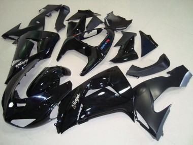 Online 2006-2007 Kawasaki ZX10R Motorcycle Fairings - Glossy Black Matte Black White Ninja Canada