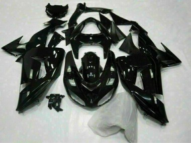 Online 2006-2007 Kawasaki ZX10R Motorcycle Fairing - Glossy Black Canada