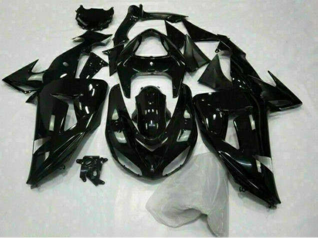 2006-2007 Kawasaki ZX10R Motorcycle Fairing - Glossy Black Canada